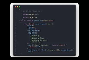 High-quality clean code screenshot