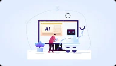 AI-powered feature integration services icon