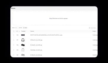 FleetCart admin media library screenshot